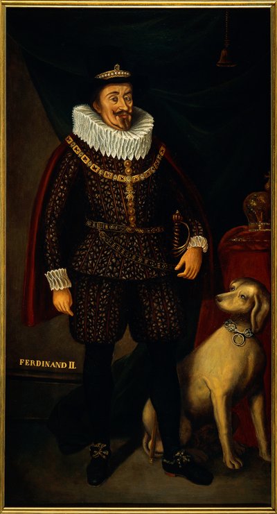 Portræt af Ferdinand II af Østrig (Graz af Josef and Mayrhofer Friedrich Kiss