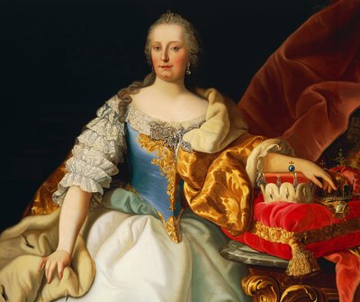 Portræt af Maria Theresia af Østrig (Wien af Josef and Mayrhofer Friedrich Kiss