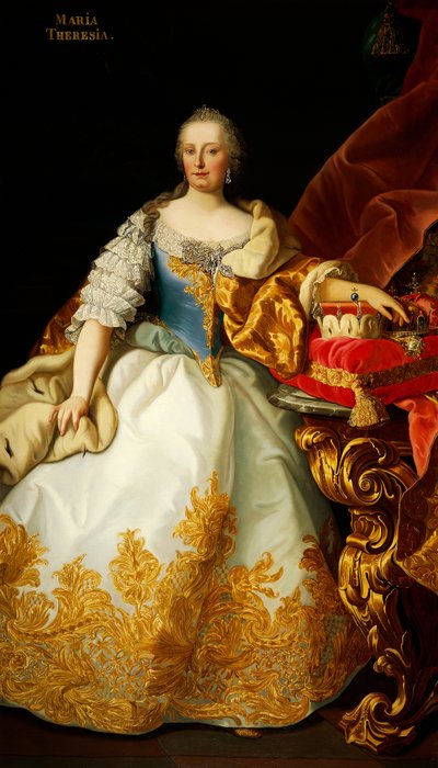 Portræt af Maria Theresia af Østrig (Wien af Josef and Mayrhofer Friedrich Kiss