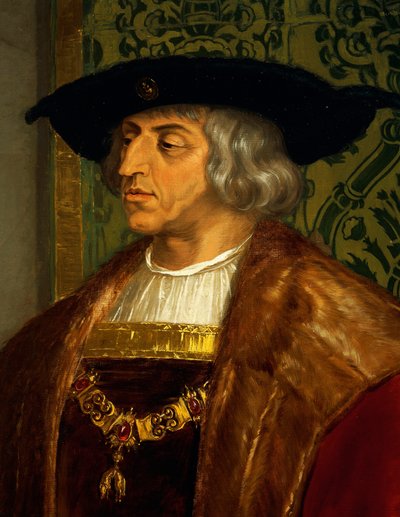 Portræt af Maximilian I af Østrig (Wiener Neustadt af Josef and Mayrhofer Friedrich Kiss