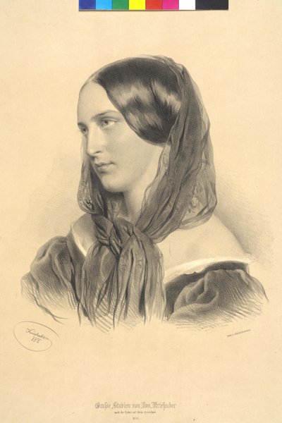 Emilie Kriehuber af Josef Nikolaus Kriehuber