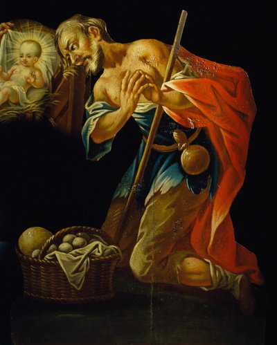 Sankt Josef og Jesusbarnet af Josef Renzler