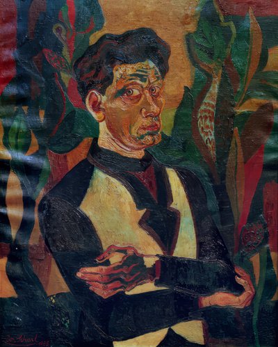 Selvportræt af Josef Scharl