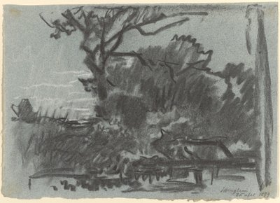 Skovscene af Josef Wenglein