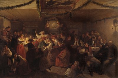 Et bryllupsselskab fra Vingåker, 1857 af Josef Wilhelm Wallander
