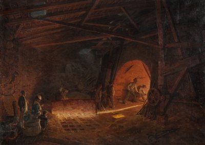 Masugnen, 1873 af Josef Wilhelm Wallander