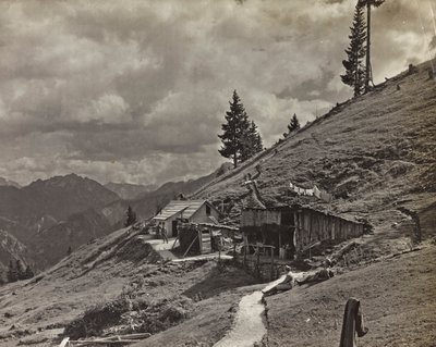 Album "Min verdenskrig - minder om den sydvestlige front i Kärnten, Italien, Trentino-Alto Adige) 31/03/1915-12/11/ 1918 - Josef Zohles Vienna ": militærkaserne i Al af Josef Zohles