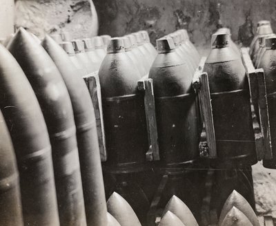 Album "Min verdenskrig - minder om den sydvestlige front i Kärnten, Italien, Trentino-Alto Adige) 31/03/1915-12/11/ 1918 - Josef Zohles Vienna ": ammunition (s/h foto) af Josef Zohles