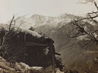 Album "Min verdenskrig - minder om den sydvestlige front i Kärnten, Italien, Trentino-Alto Adige) 31/03/1915-12/11/ 1918 - Josef Zohles Vienna ": flygtningemilitær i Brisia ( af Josef Zohles