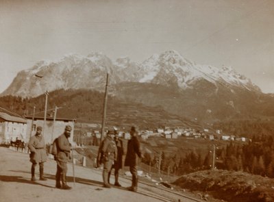 Album "Mine første verdenskrigs-hemner South-West Front (Carinthia, Italien, South Tyrol) (Mine første verdenskrigshukommelse af den sydvestlige front i Carinthia, Italien, Trentino-Alto Adige) 31/03/1915-12/11 / 1918 - Josef Zohles Wien ": Østrigske solda af Josef Zohles