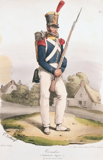 Grenadervagt af Joseph Louis Hippolyte Bellange
