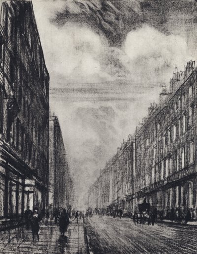 Baker Street (litho) af Joseph (after) Pennell