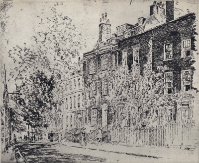 Great College Street (litho) af Joseph (after) Pennell