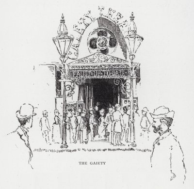 The Gaiety (litho) af Joseph (after) Pennell