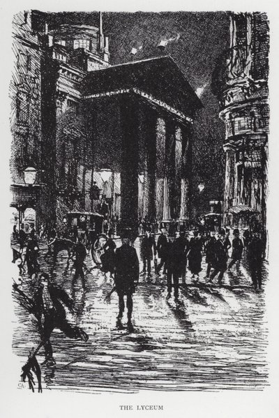 Lyceum (litho) af Joseph (after) Pennell