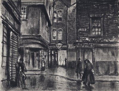 Forsvindende London (litho) af Joseph (after) Pennell