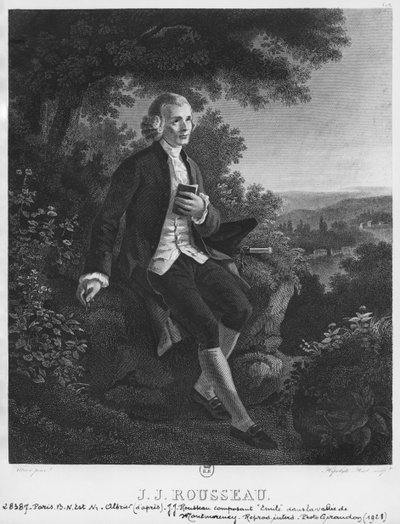 Jean-Jacques Rousseau komponerer 