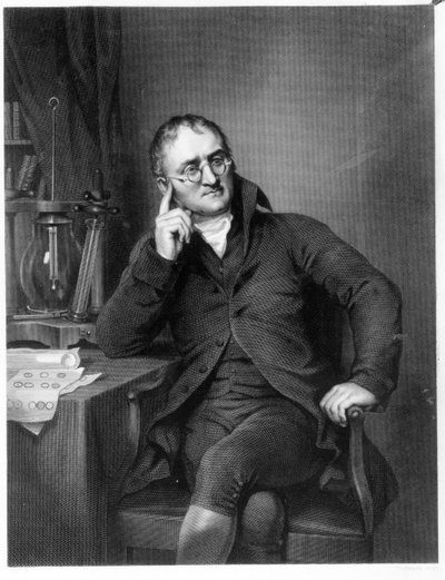John Dalton, graveret af William Henry Worthington, ca. 1814 af Joseph Allen