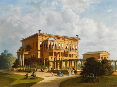 Sommerpaladset for hertugen af Leuchtenberg i Sergievka, 1873. af Joseph Andreas Weiss