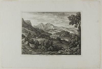 Sankt Stephans slot af Mezzo og Canturano af Joseph Anton Koch