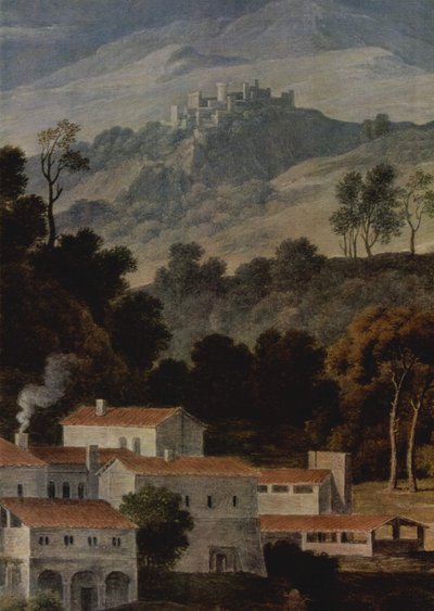 Tysk: Das Kloster San Francesco im Sabinergebirge bei Rom Klosteret San Francesco di Civitella i Sabinerbjergene af Joseph Anton Koch