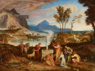 Noas takoffer af Joseph Anton Koch