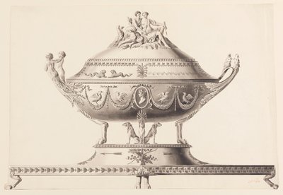 Design til en Terrine af Joseph Anton Seethaler Ii
