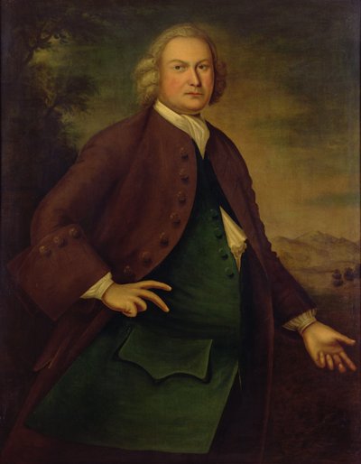 Portræt af Daniel Rea, ca. 1757 (olie på lærred) af Joseph Badger