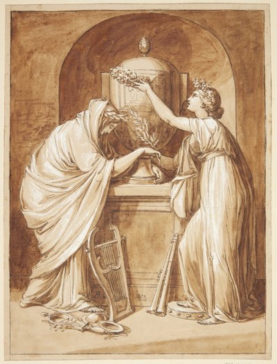 Allegorisk tegning af Joseph Bergler