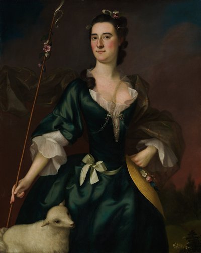 Mary Sylvester, 1754. af Joseph Blackburn