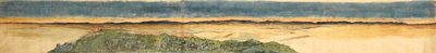 Skitse af virkningerne af total solformørkelse som set i det nordlige Spanien, 1860 af Joseph Bonomi