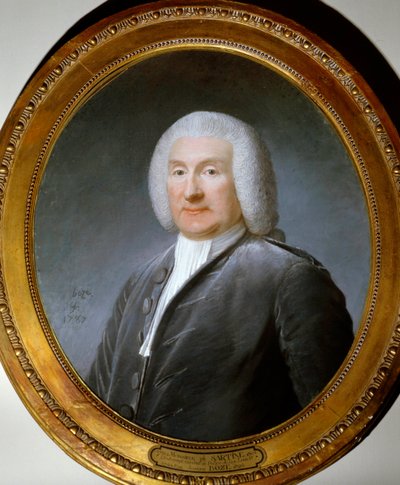 Portræt af Antoine de Sartine (1729-1801) politiløjtnant af Louis XV Akvarelmaleri af Joseph Boze (1744-1826). 1787. Versailles, Chateau Museum af Joseph Boze