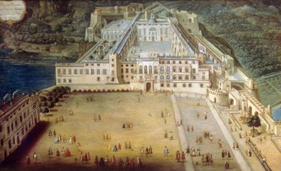 Paladset i Monaco i 1732 af Joseph Bressan