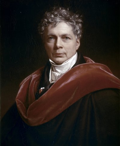 Friedrich Wilhelm SCHELLING, Portræt 1835 (olie på lærred) af Joseph Carl Stieler