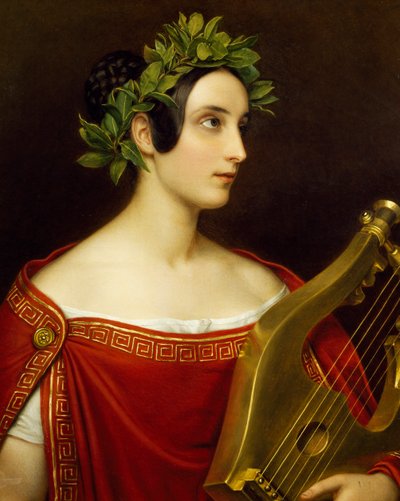 Lady Theresa Spence i rollen som Sappho af Joseph Carl Stieler