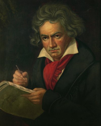 Ludwig van Beethoven ... (olie på lærred) af Joseph Carl Stieler