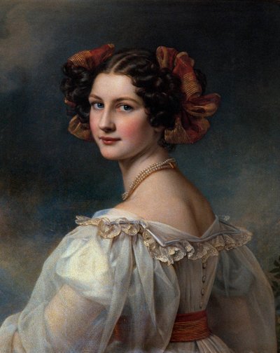 Portræt af Augustine-maleri af Joseph Karl Stieler (1781-1858) München fra det 19. århundrede. Chateau De Nymphenburg af Joseph Carl Stieler