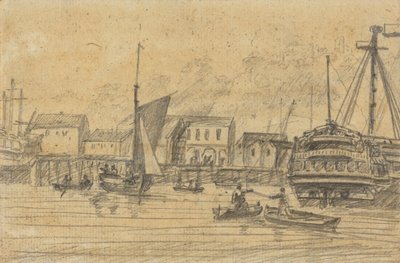Havnescene af Joseph Cartwright
