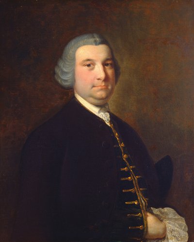Portræt af en gentleman, ca. 1760 (olie på lærred) af Joseph Cartwright