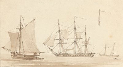 Skonnert, Corvette og Fishing Smack af Joseph Cartwright