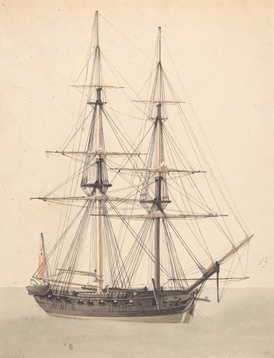Enkelt Corvette. Bøj sig frem af Joseph Cartwright