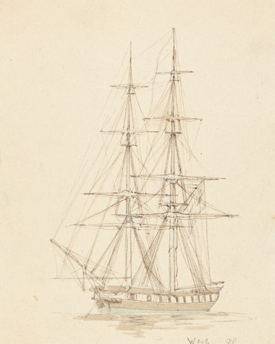 Enkelt Hermafrodit Brig, Bow Forward af Joseph Cartwright