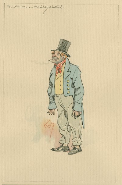 A Laborer in Holiday Clothes, ca. 1920