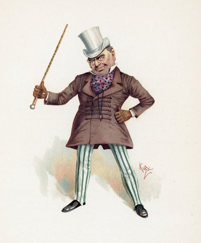 Major Bagstock, illustration fra 