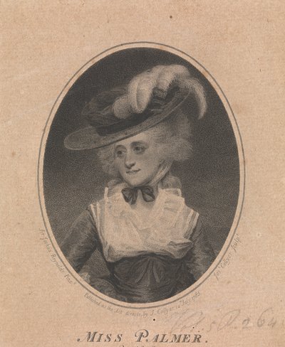 Miss Mary Palmer af Joseph Collyer