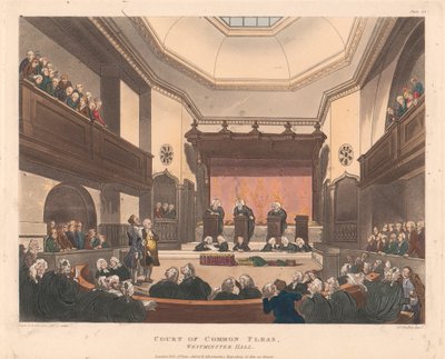 Court of Common Pleas, Westminster Hall af Joseph Constantine Stadler