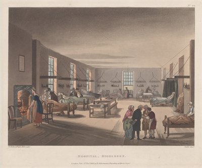 Hospital, Middlesex, 1. april 1809., 1. april 1809. af Joseph Constantine Stadler