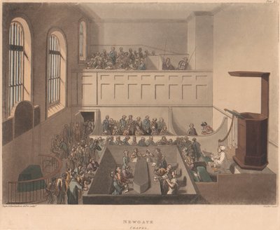 Newgate Kapel af Joseph Constantine Stadler
