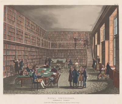 Royal Institution, Albemarle Street, 1. maj 1809., 1. maj 1809. af Joseph Constantine Stadler