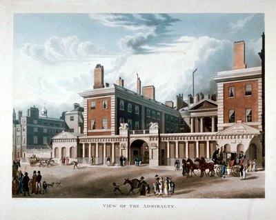 Admiralitetet, Whitehall, Westminster, London, 1818 af Joseph Constantine Stadler